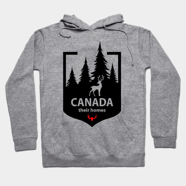 Canada - Their Homes Hoodie by ARHEstore